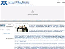 Tablet Screenshot of metrogloballimited.com